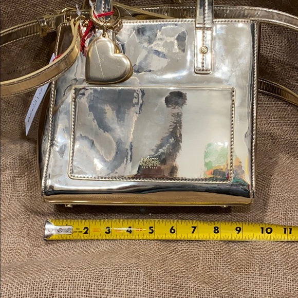 Golden Crossbody Frances Valentine Bag Brand New - Picture 3 of 3